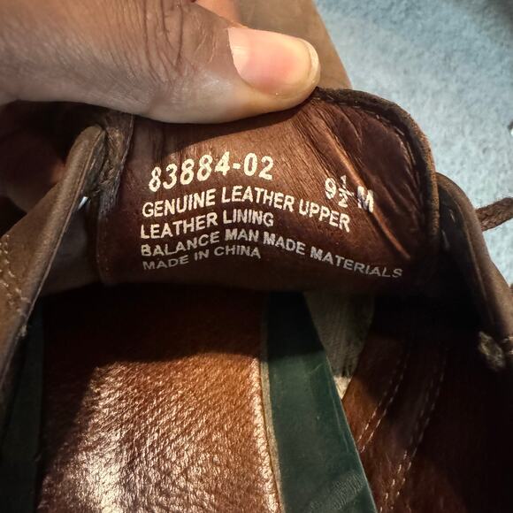 Nunn Bush Shoes Mens‎ 9.5 Wide Portland Oxfords Causal Brown Leather - Picture 7 of 7